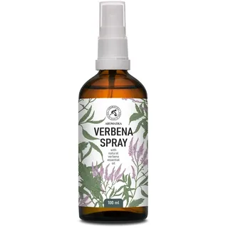 Raumspray Verbena 100 ml - mit ätherischem Verbena Öl - Aromatisches Spray | Aromaspray, Aromatherapie, Spray zur Aromatisierung der Luft, Raumnebel, Kissen- und Leinenspray, Raumduft, Duftspray