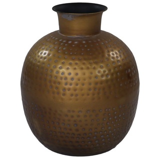 HSM Collection Vase Padua Small - ø30x35 - Messing antik gold/grau - Metall