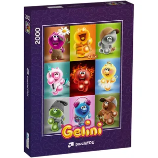 puzzleYOU: Puzzle 2000 Teile „Gelini Collage“