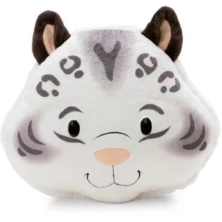 NICI Kissen Schneeleopard Eleni Snowbell 35 x 30 cm Weiß