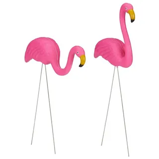 Relaxdays Flamingo Figur 6 x 0 cm Pink