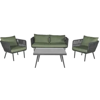 LC Garden Lounge »Saigon« Set 2x Sesseln 1x 2-Sitzer und 1x Tisch