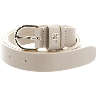 TOMMY HILFIGER Essential Effortless 2.5 Leather Belt W120 White Clay