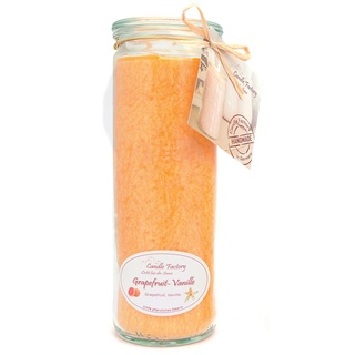 Candle Factory - Big Jumbo Duftkerze im Weckglas Duft: Grapefruit Vanille