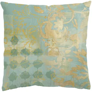 Bilderwelten Dekokissen, Gold, Textil, Orientalisch, Füllung: Polyester, Quadratisch, 40x10x40 cm, Made in Germany, Wohntextilien, Kissen, Dekokissen