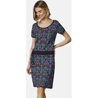 Ragwear Minikleid Sommerkleid Gemustert Blau L