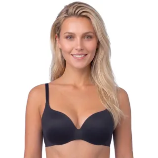 Royal Lounge Intimates Women's T-Shirt Bra Royal Fit Black 75F - 75F