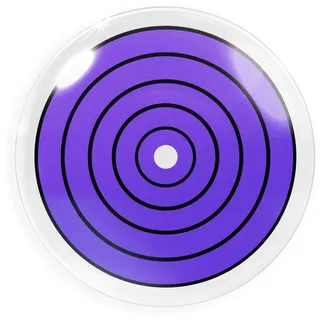 MeralenS Motivlinsen 'Violet Rinnegan 14mm' Manga Fun Linsen 1 Paar. Halloween & Cosplay lila