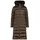 WOMAN COAT FIX HOOD Dark Malto 36