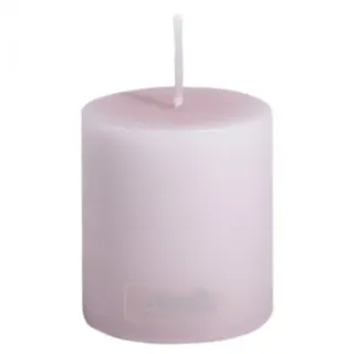 Sovie CANDLES Stumpenkerze in Rosa Ø 50 mm x H 60 mm - 24 Stück - Brenndauer ca. 16 Std.
