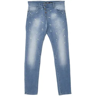 Please, P78A, Damen Damen Jeans Hose Stretchdenim Lightblue Pearl XL [21752] - XL