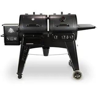 Pit Boss Navigator 1230 Kombo-Grill (bis 260 Grad, ausklappbare Ablage, Porzellanbeschichtet) 10706