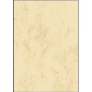 Sigel Motivpapier Marmor beige DIN A4 90 g/qm 25 Blatt