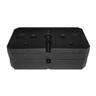 Christopeit Sport Gewichtsplatten Hantelscheibe 10 kg schwarz