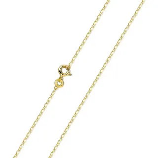 Materia Goldkette Damen Mädchen Gelbgold Ankerkette fein K85, 333 Gelbgold, 8 Karat gelb|goldfarben 45 cm