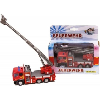 Van Manen Veenendaal Van Manen Kids Globe Traffic Feuerwehrauto mit Drehleiter, Spielzeug, Kinderspielzeug mit Licht und
