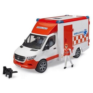 Bruder® Spielzeug-Krankenwagen »Mercedes Benz Sprinter Ambulanz«, mit Licht und Sound, mit Sanitäter, Trage, Krankenwagen