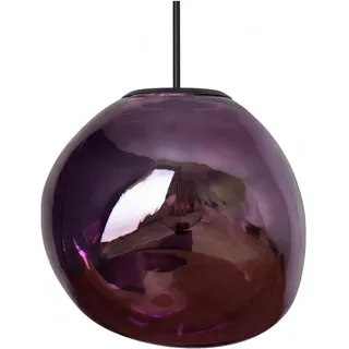 Licht-Erlebnisse Clonlina 0-flg. 36 cm Glas Lila/Rosa/Schwarz