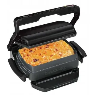 Tefal Gc 7148 Optigrill+ Snacking & Backing Schwarz
