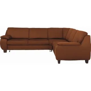 Beldomo System Wohnlandschaft, Rost, Holz, 5-Sitzer, L-Form, 274x244 cm, Goldenes M, Typenauswahl, Bettkasten erhältlich, Fußauswahl, Stoffauswahl, seitenverkehrt Bettfunktion Rückenfutter, individuell planbar, Wohnzimmer, Sofas & Couches, Wohnlandschaften, Ecksofas