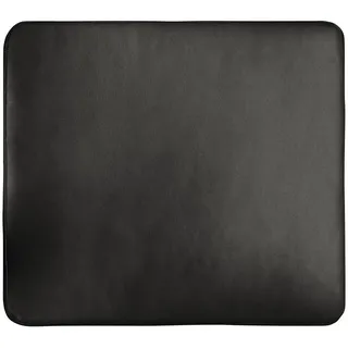 P & B Zierkissen Spring, Schwarz, Leder, Echtleder, Semi-Anilinleder, Füllung: Schaumstoff, rechteckig, 52x42x7 cm, Made in EU, hochwertige Qualität, Wohntextilien, Kissen, Dekokissen
