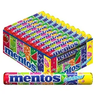 Mentos Rainbow Kaubonbons 40 Rollen 37,5 g