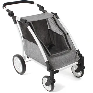 Bayer Chic 2000 Roadster Zwillingsbuggy Grau