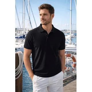 MAN'S WORLD Poloshirt schwarz 3XL