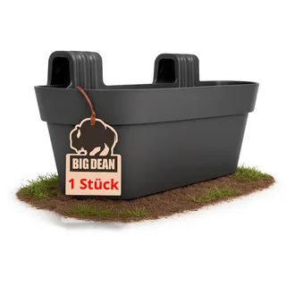 BigDean Balkonkasten 50 x 24 x 24 cm Anthrazit
