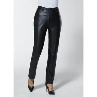 creation L Lammnappa-Lederhose in schwarz | Gr.: 46