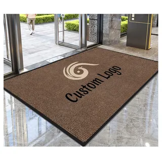 CVBN Personalisierte Fußmatte mit Logo und Text Deko-fussmatte Geschenk Schmutzmatte für Familie Unternehmen Supermärkte Firmeneingänge,210x150cm