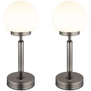 GLOBO Tischlampe Anthrazit 2 St.