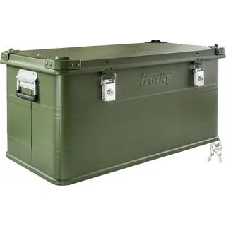 Trucky Aluminium Box mit Deckel 90 l 1-tlg. grün