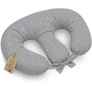 Stillkissen XXL für Zwillinge 90x50 cm - Breastfeeding Nursing Pillow Baby Kissen für Twin Stillen und Lagerungskissen Twins Still Babykissen Stillmond Oeko-Tex Galaxie