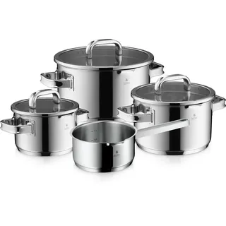 WMF Function 4 Advanced Topf-Set 7-tlg. Kochtopf + Suppentopf + Glasdeckel