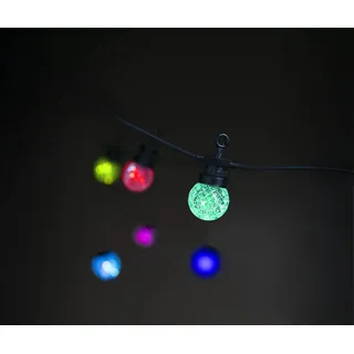 nordic smartlight LBM 12m Smart Outdoor Light Chain - 25 x Globe Facets