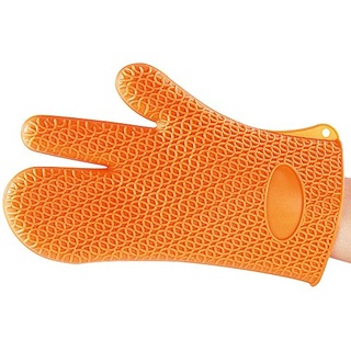 Rosenstein & Söhne Ofenhandschuhe: Silikon Hitzeschutzhandschuh (Silikonhandschuhe, Handschuh Silikon, Hitzehandschuhe Küche)
