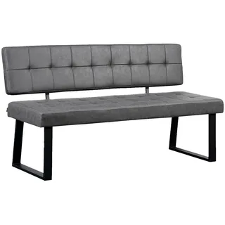 B&D home Sitzbank Sigfrid Grau 160 x 86 x 56 cm