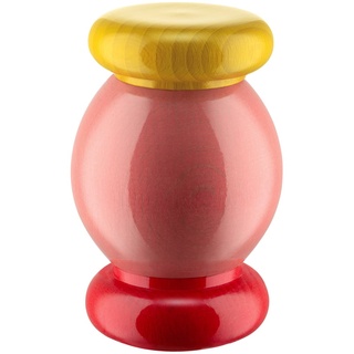 Alessi - Twergi Salz-/Pfeffer- und Gewürzmühle ES18, rosa / rot / gelb