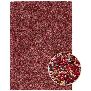 Primaflor Relic Hochflorteppich 120 x 170 cm Rot