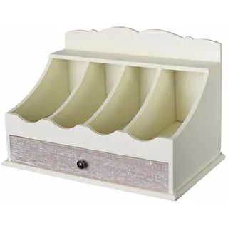 Landhaus Besteckkasten Holz Shabby Chic Schublade Besteckkiste Landhausstil Besteckbox HMB030 Palazzo Exklusiv