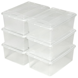 Aufbewahrungsboxen 36er Set - transparent