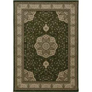 KADIMA DESIGN Geisler Kurzflorteppich 300 x 400 cm Grün