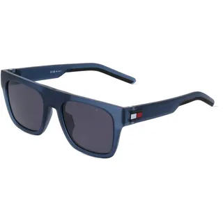 Tommy Hilfiger Eyewear TH 1976/S Herren-Sonnenbrille Vollrand Quadratisch Kunststoff-Gestell, silber
