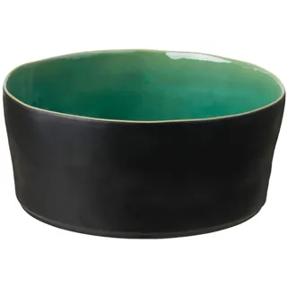 Costa Nova, Riviera Kollektion, Steinzeug Geschirr, Salatschüssel, azur (türkis), 24 cm