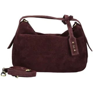 Nero Giardini Henkeltasche Veloursleder Dark Brown