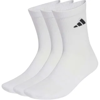 adidas Funktionssocken 3er Pack Weiß/Schwarz 46-48