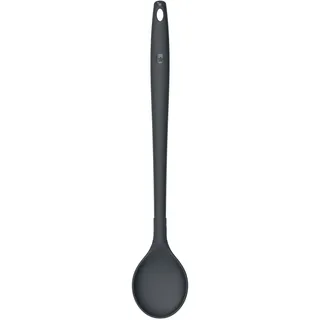 Kochblume Kochlöffel | Premium-Silikon & BPA frei| Hitzebeständig | Spülmaschinenfest | 30cm | Farbe: anthrazit