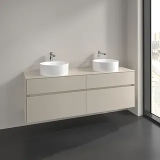Villeroy & Boch Waschtischunterschrank 4 Auszüge 160 x 54,8 x 50 cm Cashmere Grey