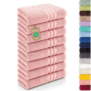 LAVEA Elena Handtuchset 8-tlg. rosa